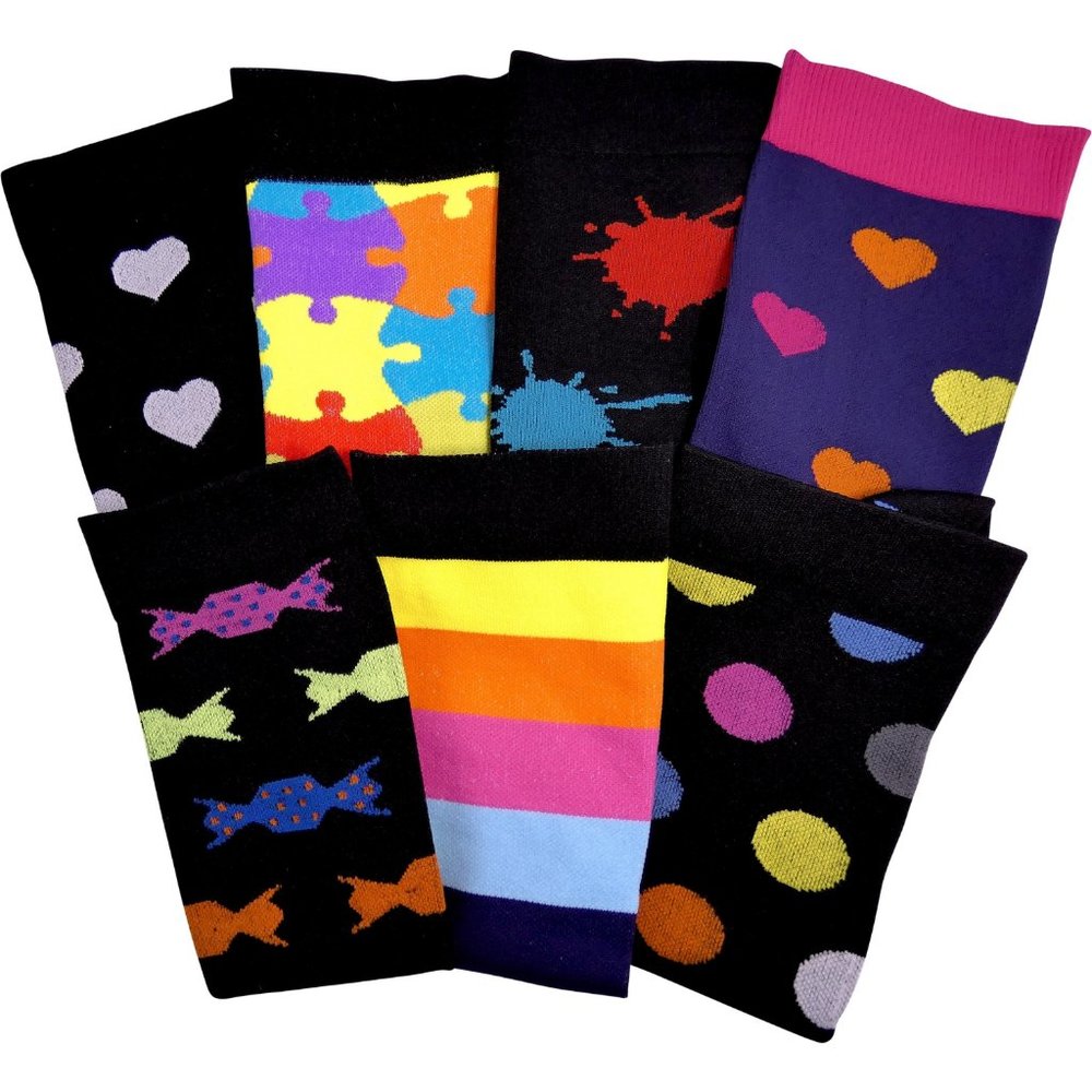 7 Pair Small/Medium Premium Quality Colorful Moder - image 2